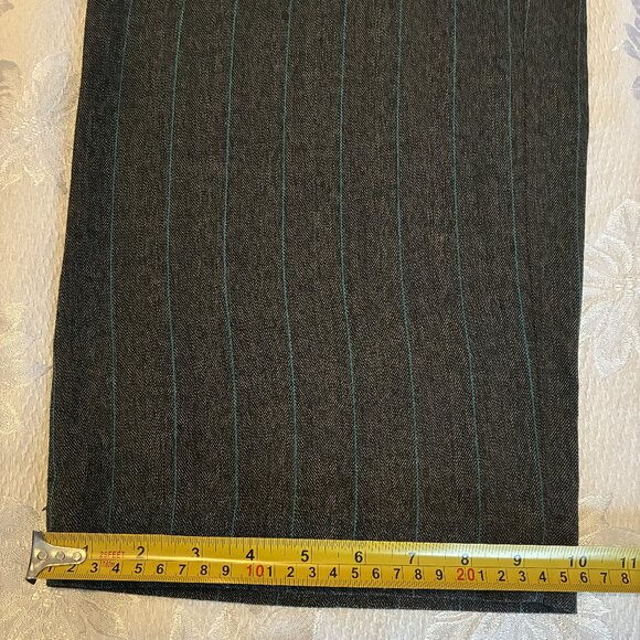 Hanna & Gracie Size 8 Teal/Black Stripe Pants - Picture 7 of 16